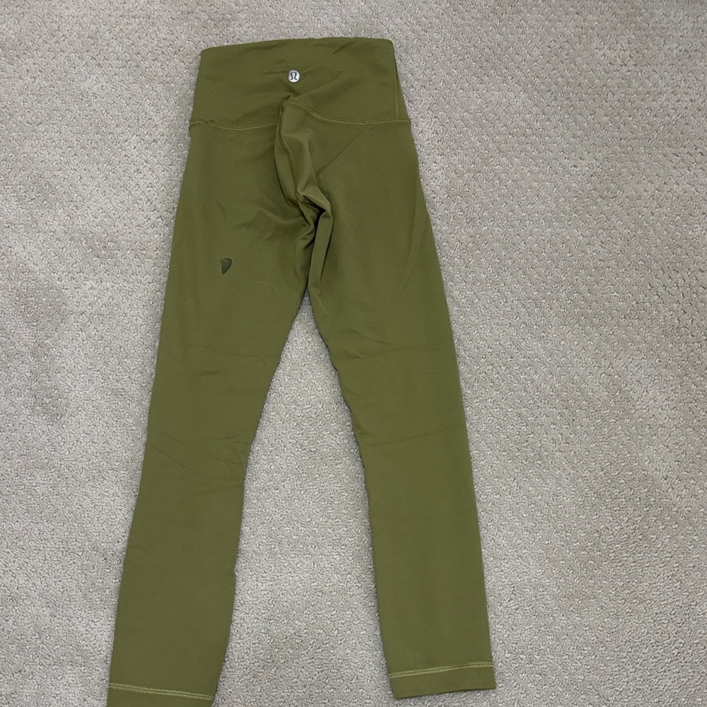 Olive green, Lululemon women’s leggings